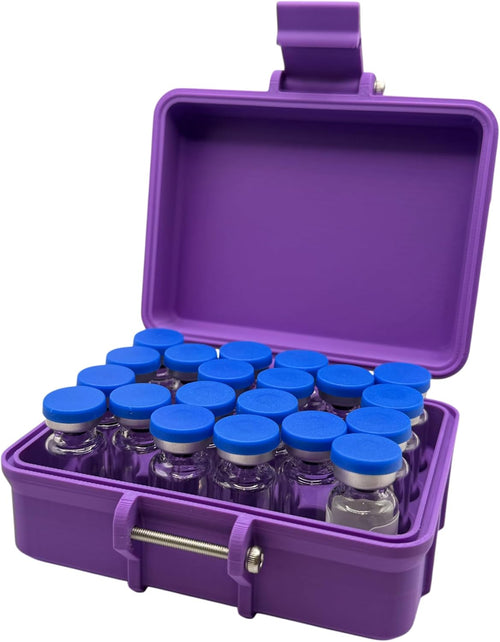 20-Vial 3mL Storage Case — Purple