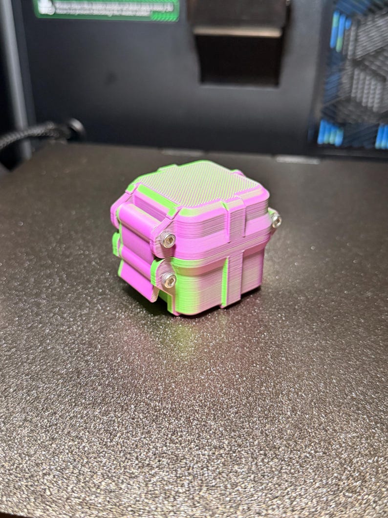 Secure 4-Slot Vial Organizer Case — Joker