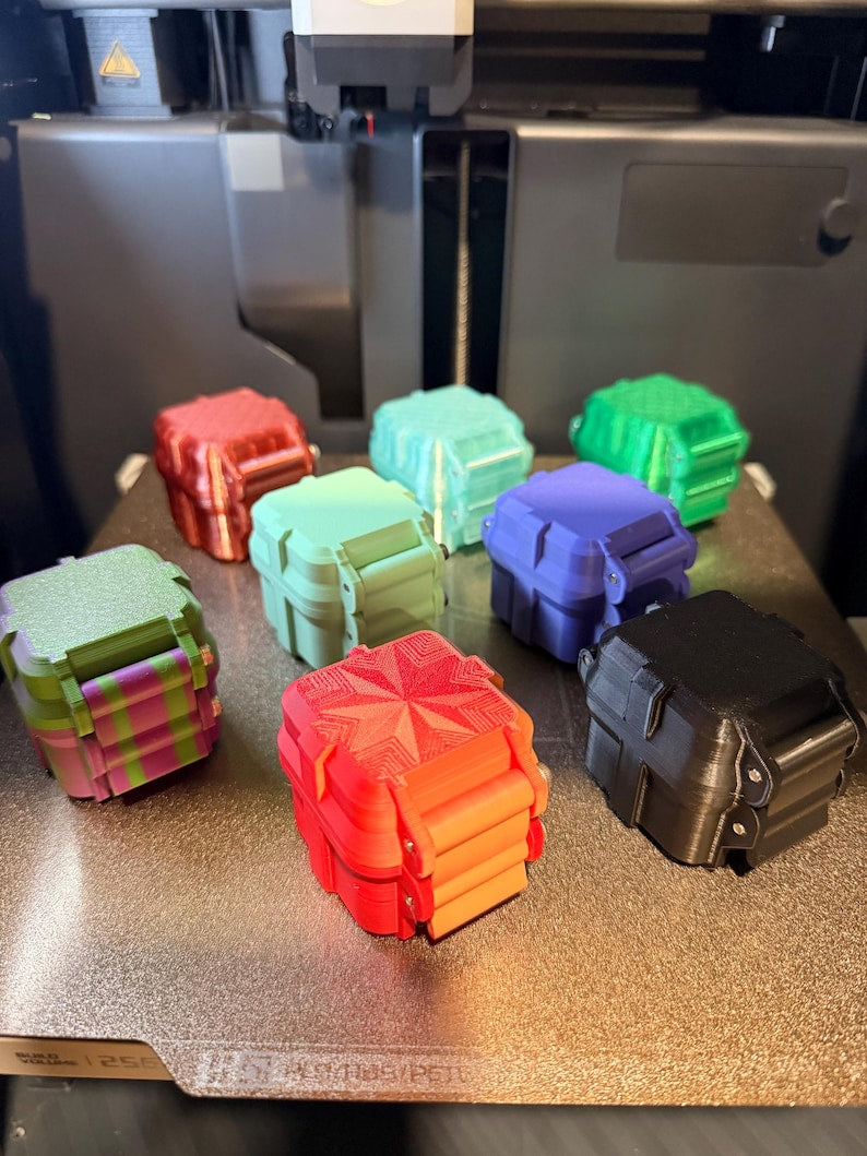Secure 4-Slot Vial Organizer Case