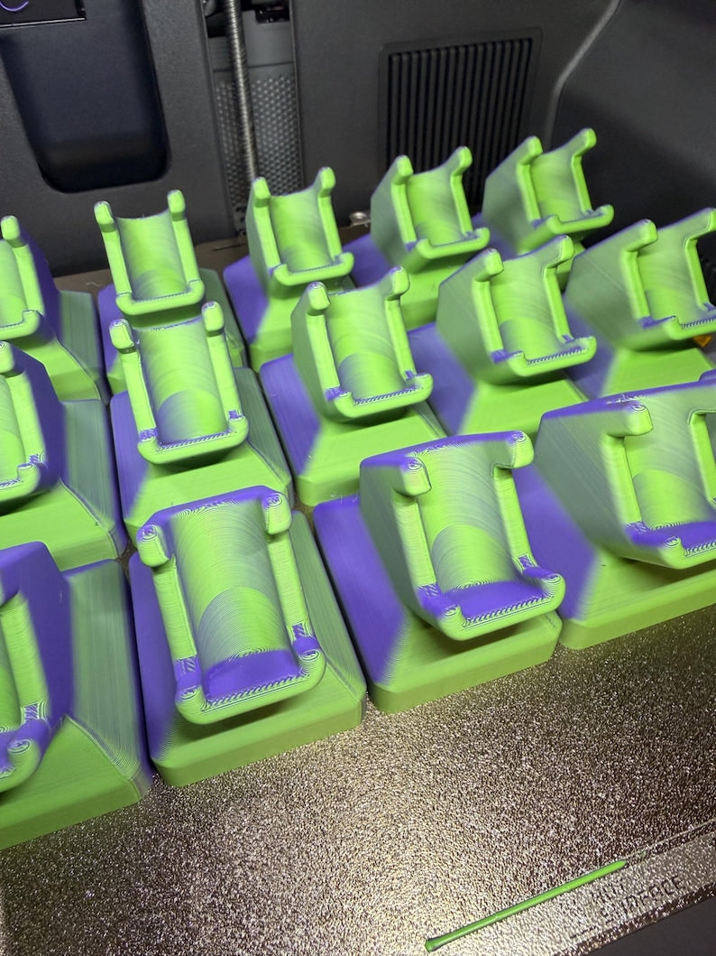3mL Vial Labeling Station — Green/Dark purple