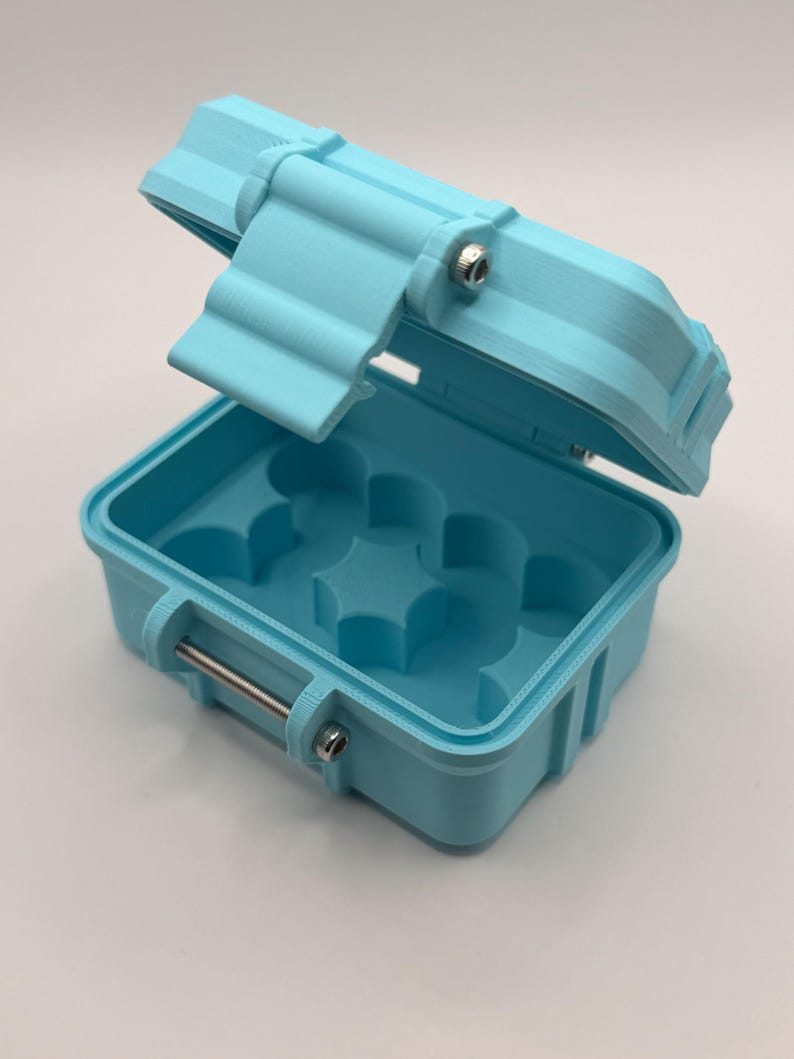 10-Vial 3mL Storage Case — baby blue
