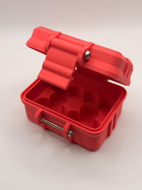 10-Vial 3mL Storage Case — strawberry pink